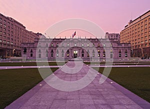 Palacio de La Moneda in Santiago de Chile photo