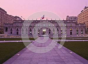 Palacio de La Moneda in Santiago de Chile photo