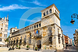 Palacio de los Guzmanes in Leon, Spain photo