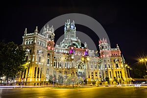 Palacio de telecomunicaciones in Madrid