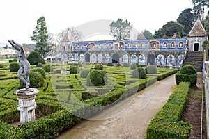 Palacio dos Marqueses da Fronteira in cloud day