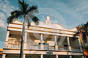 Palacio Municipal building, in Cozumel, Mexico