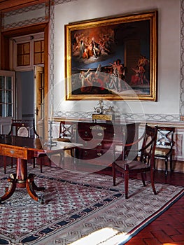 Palacio Nacional de Queluz National Palace. Sala dos Particulares Room. photo