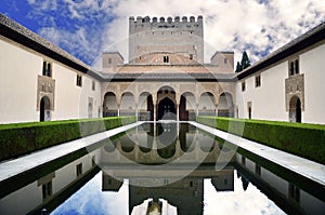 Palacio Nazaries, Alhambra, Granada photo