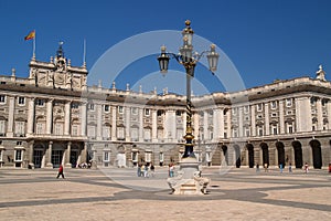 palacio (palace) real in Madrid photo