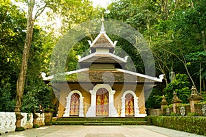 Palad temple or wat - pa - lad in chiangmai thailand photo