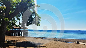 Palafittes on the lake