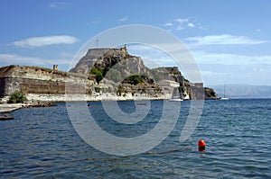 Palaio Frourio in city of Corfu