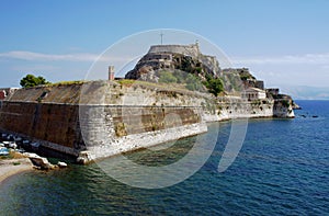 Palaio Frourio in city of Corfu