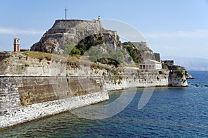 Palaio Frourio in city of Corfu