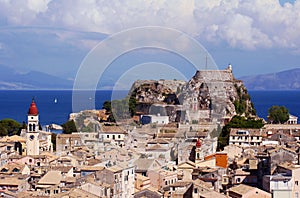 Palaio Frourio in city of Corfu