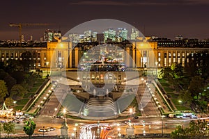 Palais de Chaillot, TrocadÃÂ©ro and La DÃÂ©fense photo