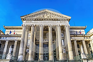 Palais de Justice Courthouse Columns Nimes Gard France