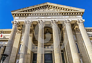 Palais de Justice Courthouse Columns Nimes Gard France