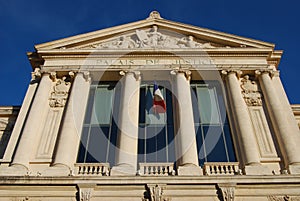Palais de Justice law courts, Nice, France photo