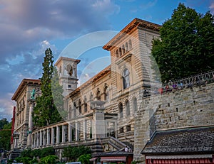 -Palais de Rumine- in Lausanne, Switzerland, renaissance-style palace of the 19th century, containing the cantonal and photo