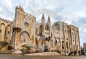 Palais des Papes in Avignon, a UNESCO heritage site, France photo