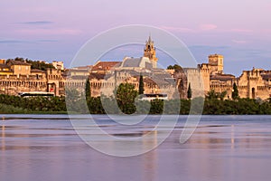 The Palais des Papes, Palace of the Popes, in Avignon