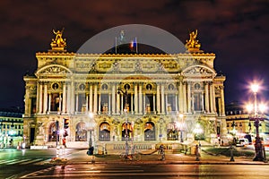 The Palais Garnier (National Opera House) in Paris, France