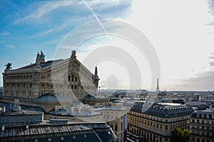 Palais Garnier opera house in the city of Paris, France