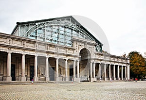 Palais Mondial - South Hall in Jubelpark in Brussels. Belgium