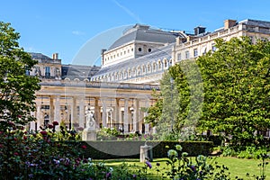 Palais-Royal garden in Paris, France