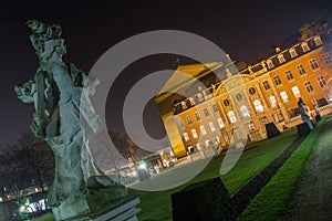 Palais trier gemany at night