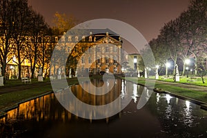 Palais trier gemany at night