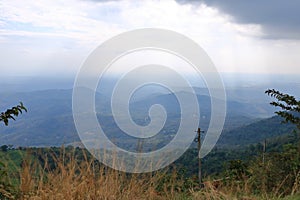 Palakkayam thattu, panoramic view of Kannur, Kerala, India