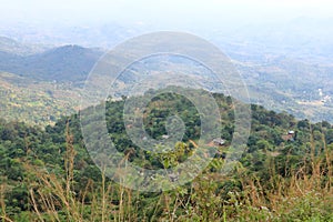 Palakkayam thattu, panoramic view of Kannur, Kerala, India