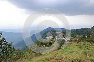 Palakkayam thattu, panoramic view of Kannur, Kerala, India