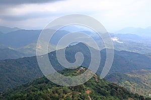 Palakkayam thattu, panoramic view of Kannur, Kerala, India