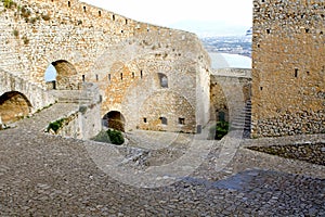 Palamidi castle at Nafplio city, Greece