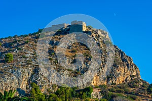 Palamidi fortress overlooking Greek town Nafplio