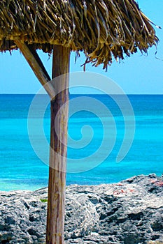 Palapas Hut on the Beach