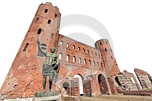Palatine Gate and Towers - Porta Palatina Turin Piedmont Italy