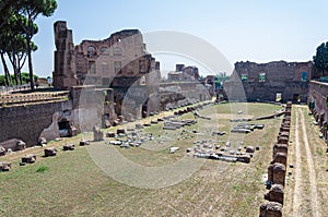 Palatine Stadium,   Domitian hippodrome, Rome