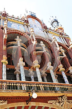 Palau de la Musica Catalana in Barcelona, Spain photo