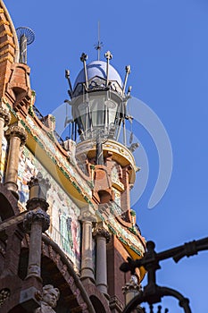 Palau de la Musica Catalana is a concert hall in Barcelona, Spain photo