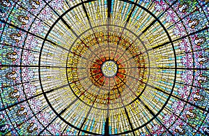 Palau de la Musica Catalana skylight