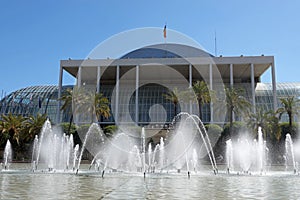 Palau De La Musica concert hall in Valencia, Spain photo