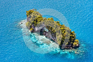 Palau islands from above