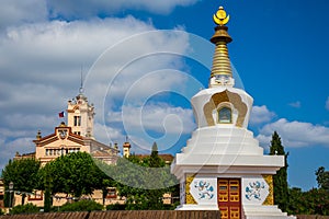 Palau Novella, Buddha temple in Garraf, Catalonia.