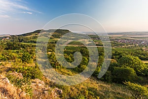 Palava, rural summer landscape