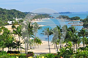 Palawan Beach at Sentosa Island, Singapore