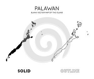 Palawan map.