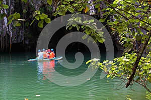Puerto Princesa Subterranean river national park underground river in Puerto Princesa, Palawan, Philippines