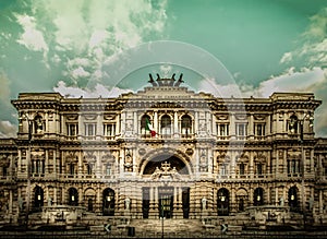 Palazzaccio - The Hall of Justice in Rome