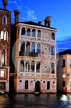 The Palazzo Dario Grand Canal Venice Italy photo