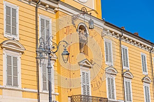 Palazzo del Governatore in Italian town Parma